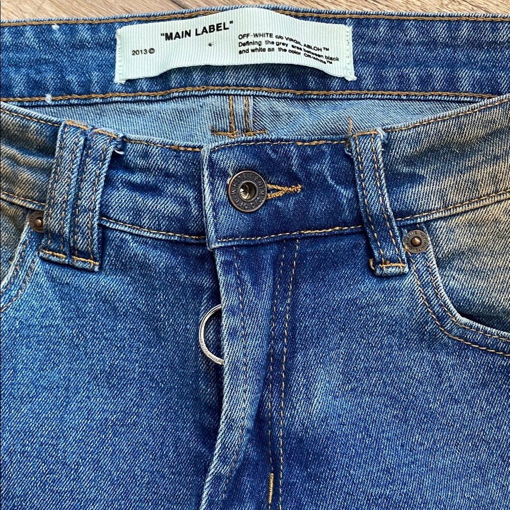 Off-White Main Label Mens Jeans 30 - Picture 2 of 7